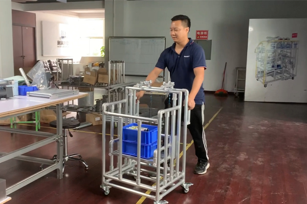 【精益LCIA328】彈簧升降物料車(chē)