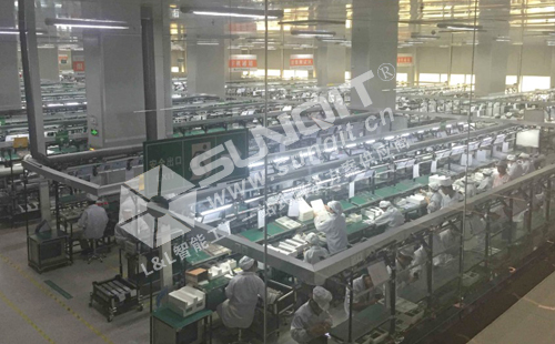 武漢某電腦企業(yè)柔性生產(chǎn)線(xiàn)案例