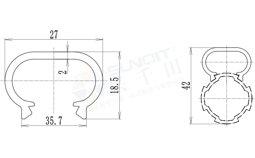 暗藏式導(dǎo)線(xiàn)卡槽尺寸圖