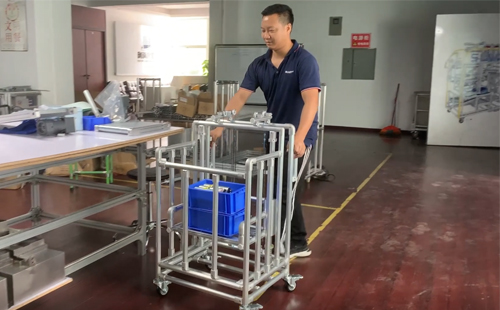 【精益LCIA328】彈簧升降物料車 【精益LCIA328】彈簧升降物料車